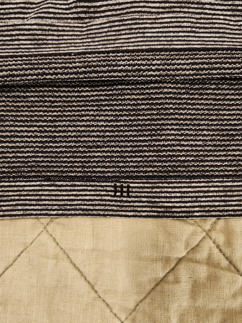 Women’s Workout Short-Sleeve Crewneck Tee in Black and Gray Stripe - Size M - Picture 7 of 7